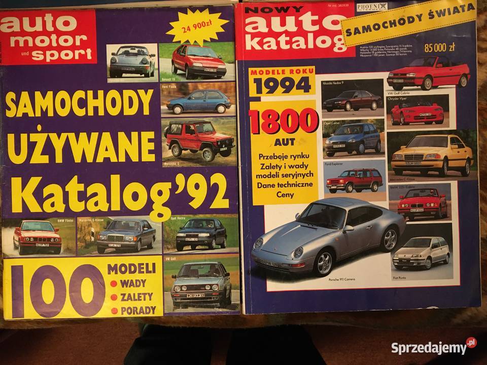 Samochody Stulecia i inne katalogi Zielonka