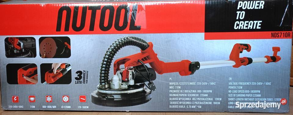 Szlifierka do gipsu na 2letniej gwarancji Siemianowice Śląskie sprzedam