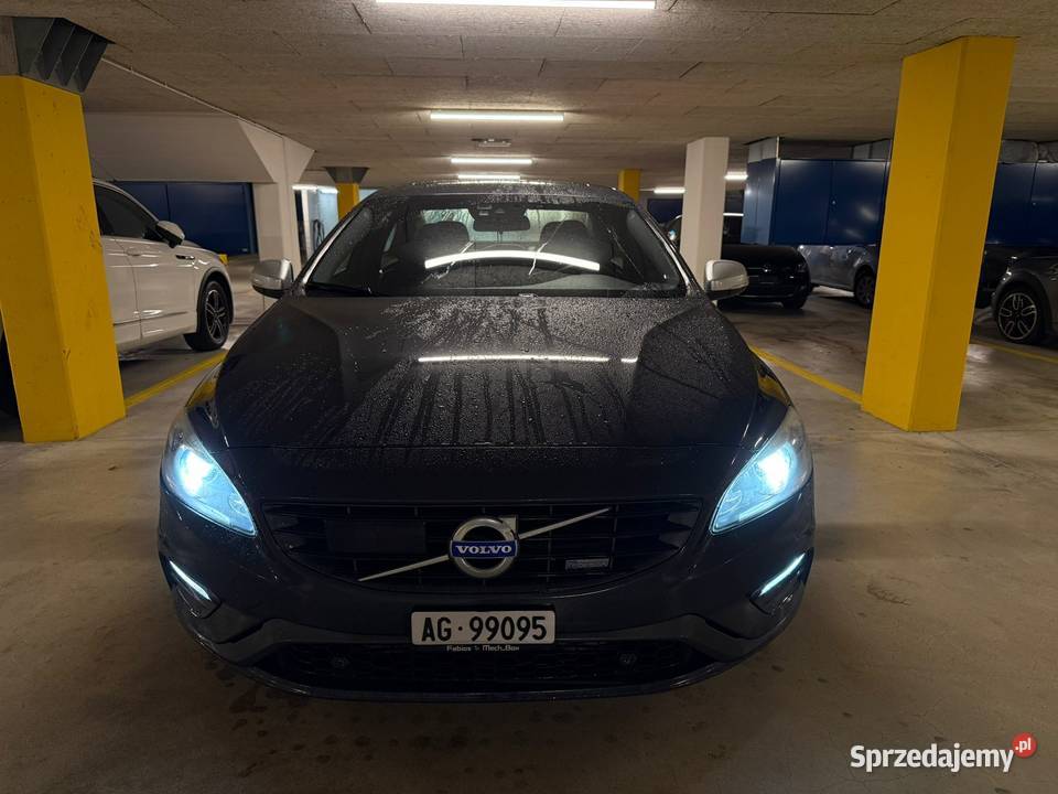 Volvo S60 20 D4 RDESIGN OPŁACONY BEZWYPADKOWY światła LED Lublin