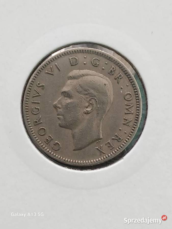 1 Szyling W Brytania 1948 r Jerzy VI Typ II Konin sprzedam