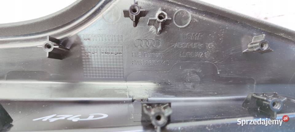 PODŁOKIETNIK PRAWY PRZÓD AUDI A4 B9 8W0867174D śląskie Przystajń sprzedam
