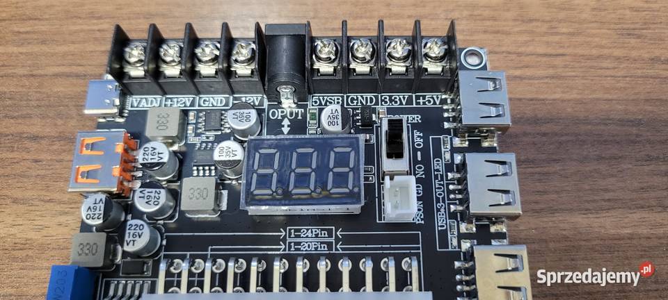 2024pinowy zasilacz ATX Adapter modułu zasilania Pozostałe Elektronika Sosnowiec