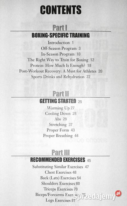The Ultimate Guide to Weight Training for Boxing Chełm sprzedam
