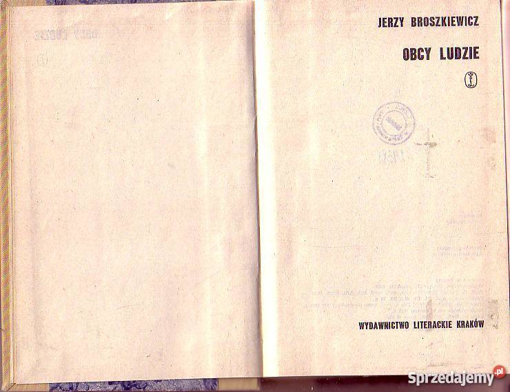 9008 OBCY LUDZIE JERZY BROSZKIEWICZ Czyrna