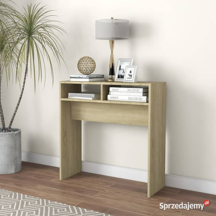 Stolik konsolowy kolor dąb sonoma 78x30x80 Stoły Warszawa