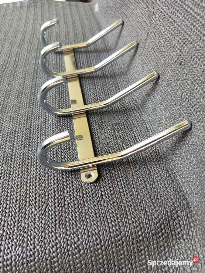 Wieszak metalowy chromowany duży do łazienki sprzedam