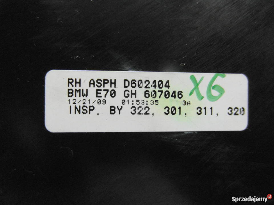lusterko BMW X5 E70 X6 E71 fotochrom 51167174982 Szczecin