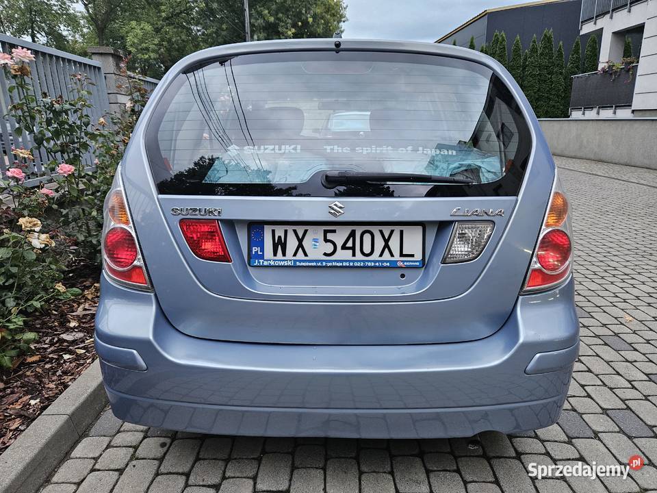 Suzuki liana błękitna benzyna 2004 r mazowieckie