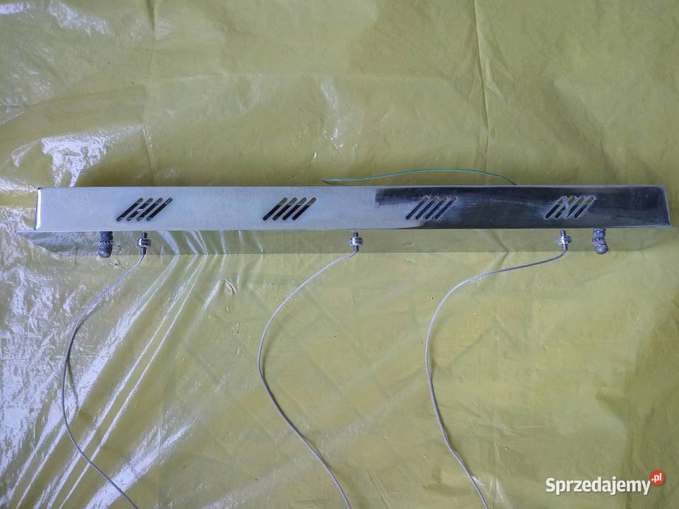 Lampa sufitowa z 3 kryształowymi kloszami Olkusz