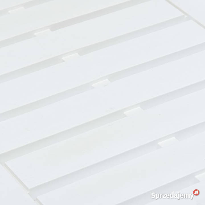 Stolik ogrodowy biały 78x55x38 plastikowy mazowieckie Warszawa