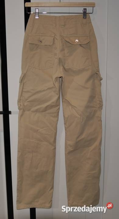 Bershka Cargo świetne bojówki 32 XXS Rozmiar 32(XXS) Wrocław