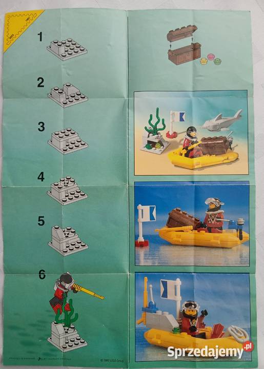 6555 LEGO Zestaw Kompletny Instrukcja Nurek śląskie Bielsko-Biała