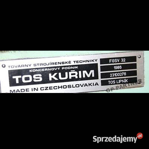 Frezarka TOS FGSV 32 Pleszew
