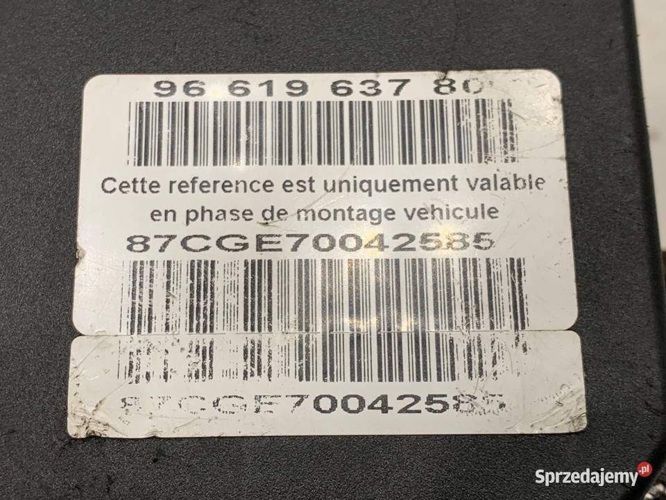 POMPA ABS CITROEN C4 PICASSO I 9661963780 16 109