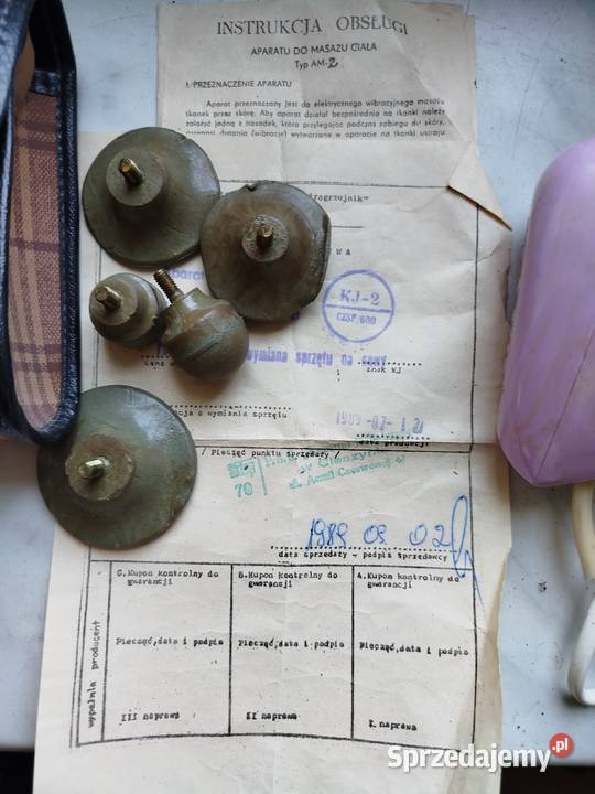 Aparat do masażu ciała AM2 z czasów PRL Łódź