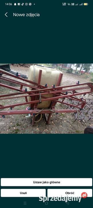 Opryskiwacz 300litrowy nieuszkodzony Opryskiwacze Osiek