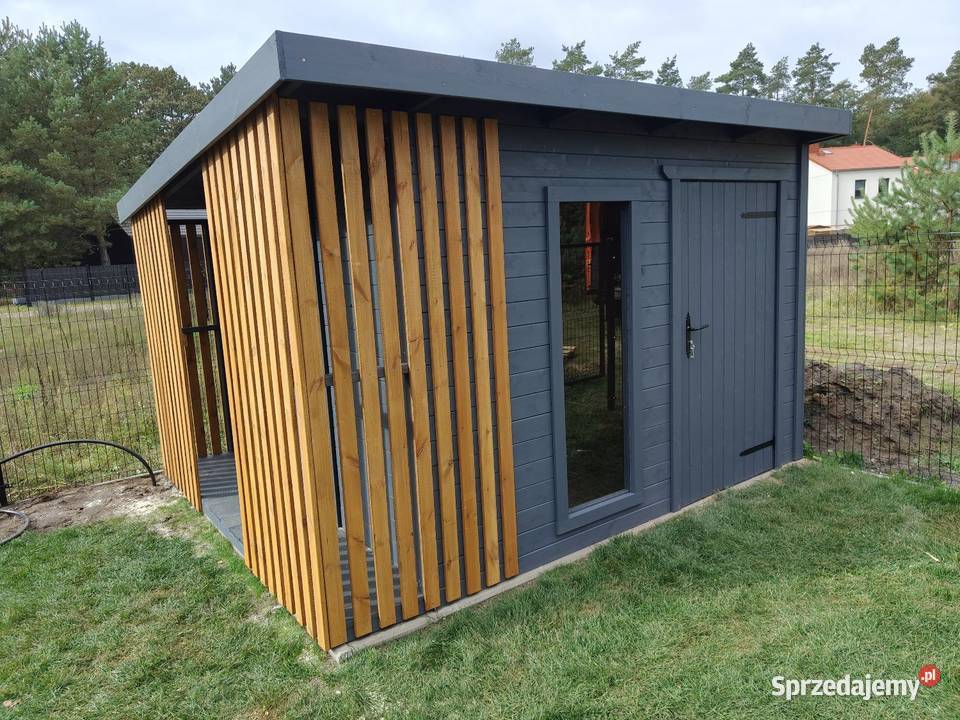 Domek Narzędziowy z Drewutnią Montaż Transport Domki narzędziowe Warszawa