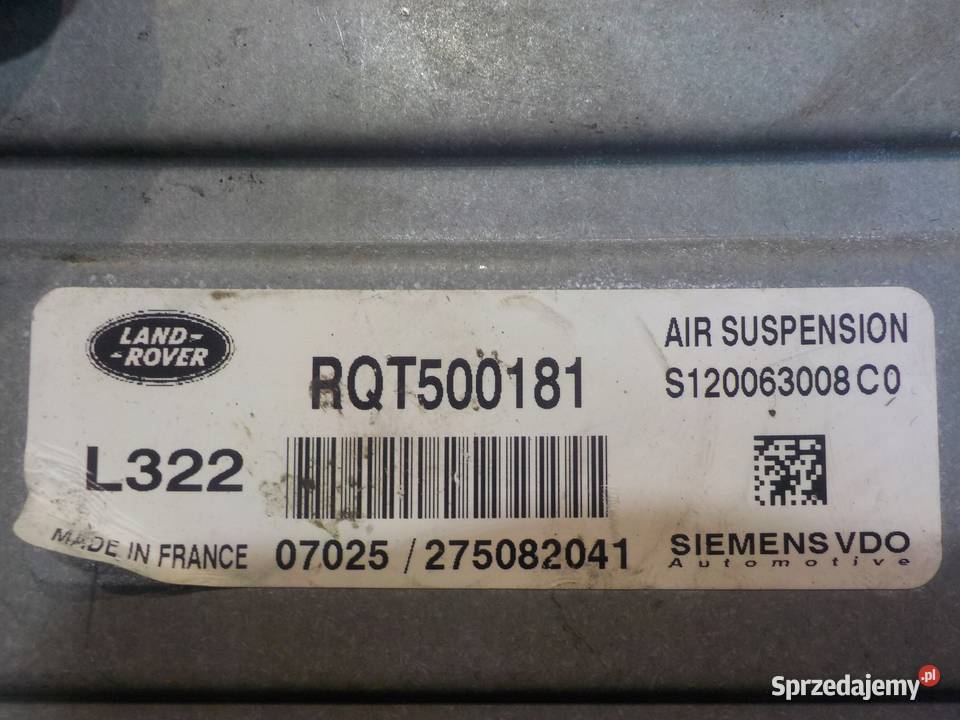 RANGE ROVER L322 36 TDV8 07r 5D modul Suków