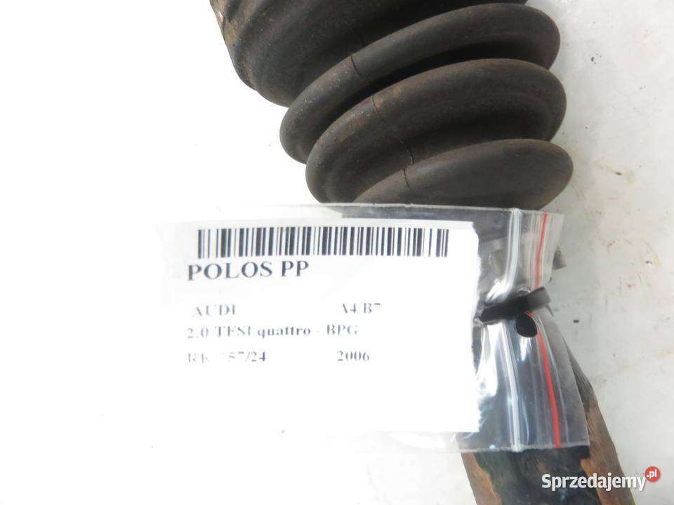 PÓŁOŚ PRAWA PRZEDNIA AUDI A4 B7 20 TFSI