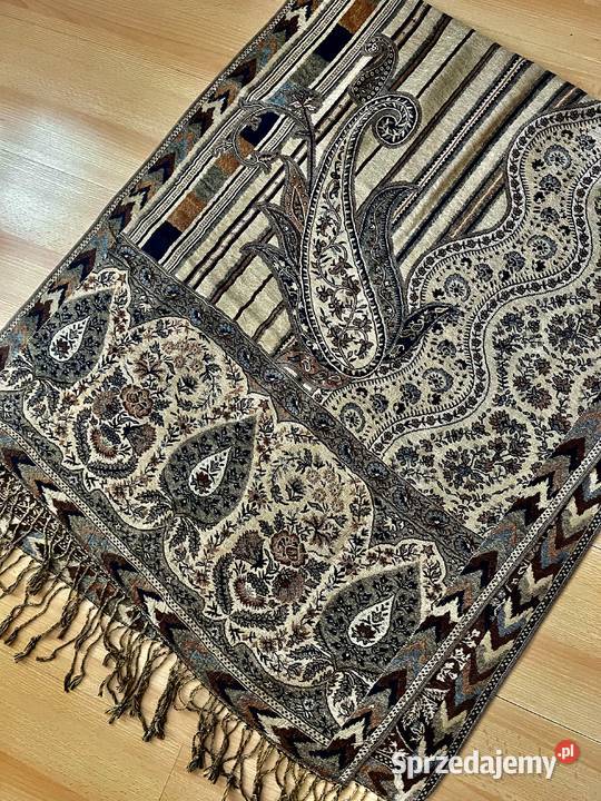 Szal pashmina z jedwabiem super gatunek pomorskie Gdańsk
