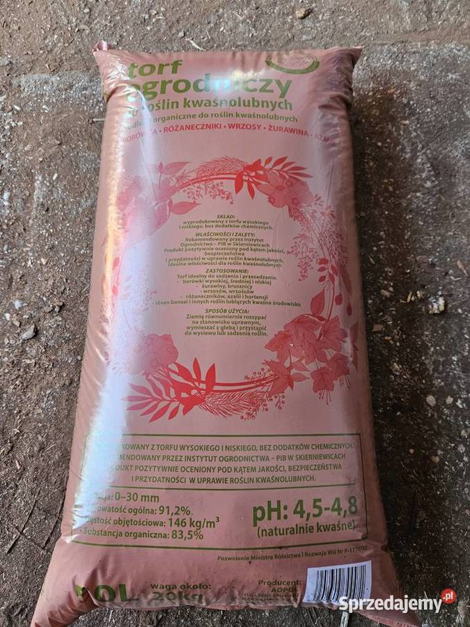 Torf kwaśny 50l Duczki