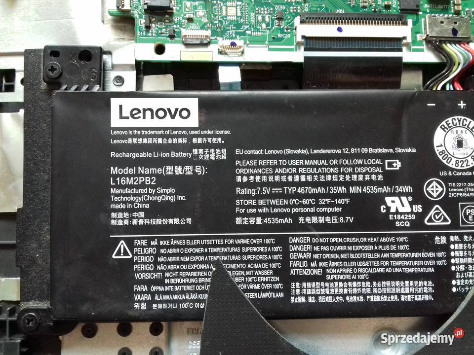 Zniszczony Laptop IdeaPad 3 15ADA05 Ryzen5 3500U Bydgoszcz