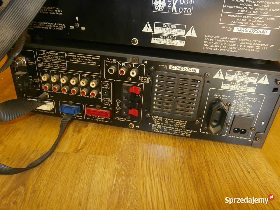 Wieża PIONEER SXJ420 do naprawy ładny stan Łódź