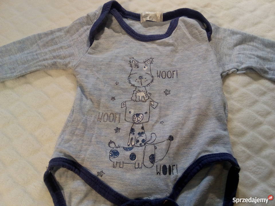 Body długi rękaw pieski 62