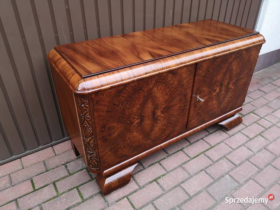 Komoda ARTDECO Orzech RTV Niska 127 Zgrabna Swarzędz