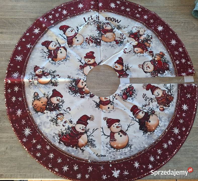 Mata dywanik pod choinke ozdoba dekoracja