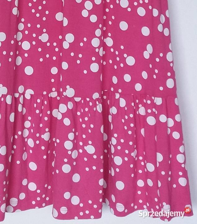 L Nienoszona marszczona sukienka z falbaną Gliwice