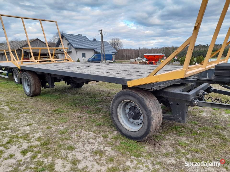Przyczepa transportowa platforma laweta do bel Curyn