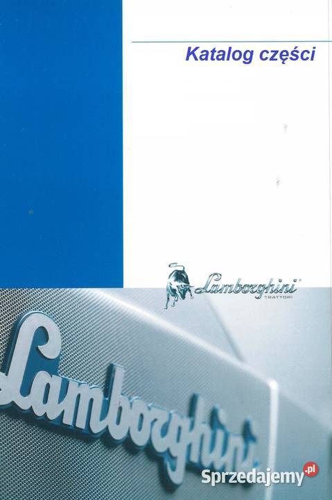 Katalog części Lamborghini napraw ciągnik