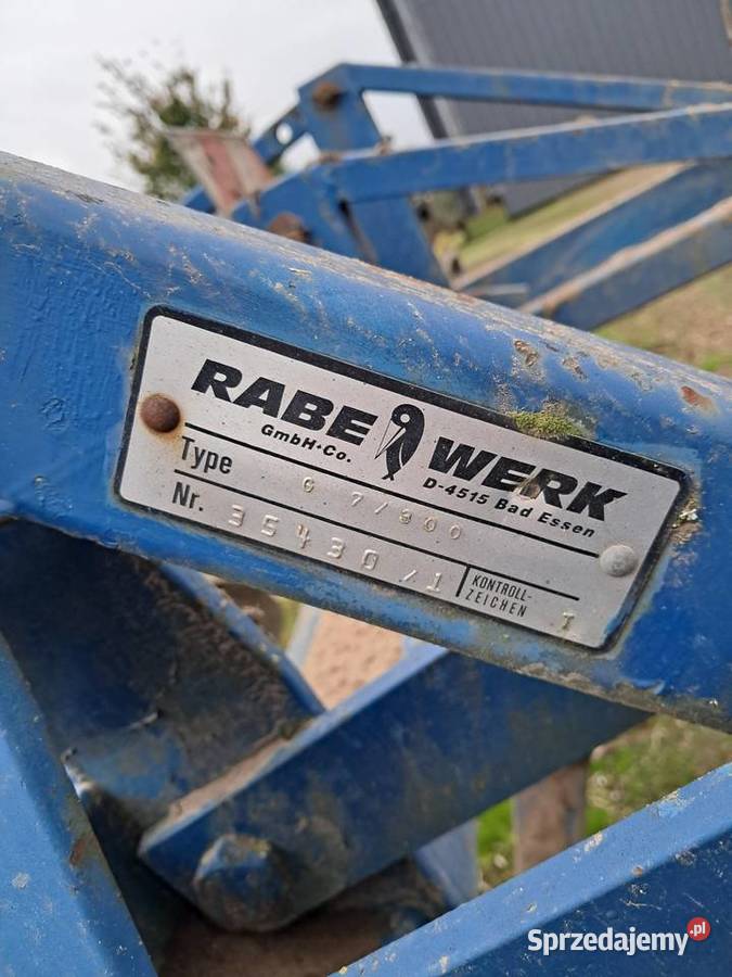 Gruber agregat rabe werk 7 łap talerze nowe