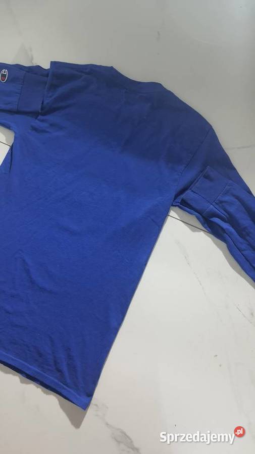 Champion Tshirt Logo Oversize xs niebieski Suwałki