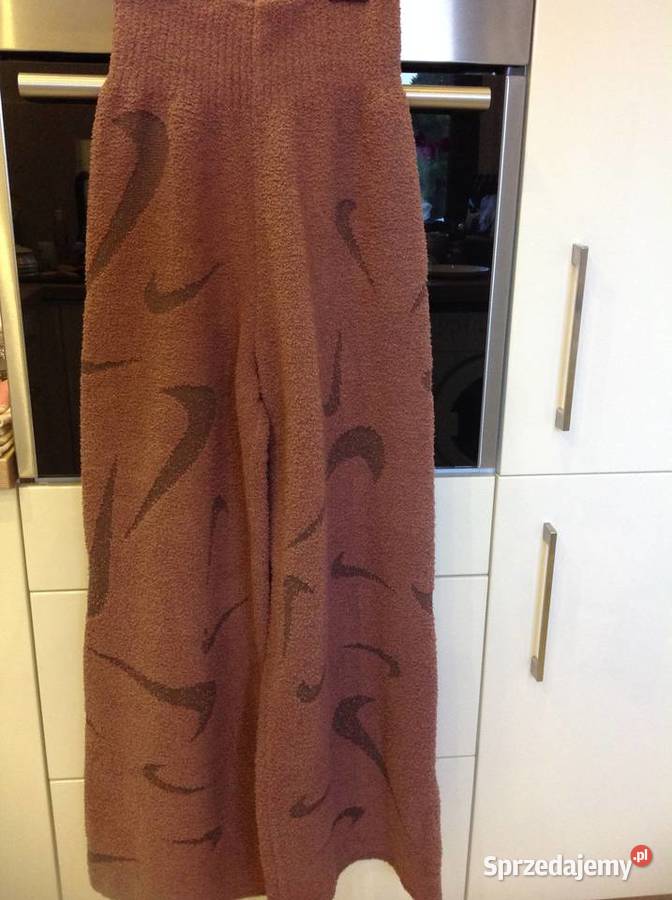 Spodnie Dzianinowe Damskie NIKE XS Szerokie Spodnie Nowa Sól