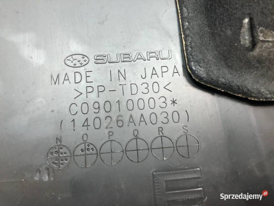 SUBARU OUTBACK IV LEGACY V 20 D 150 2010R OSŁONA Skarżysko-Kamienna