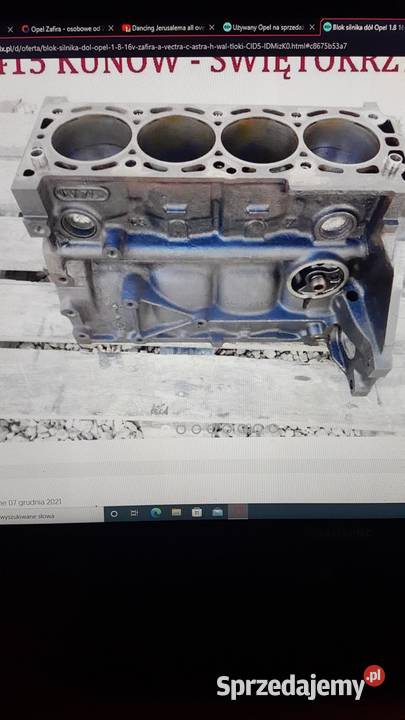 Silnik 16 Opel Zafira B lift Rok produkcji 2012 Silniki i osprzęt mazowieckie Mińsk Mazowiecki
