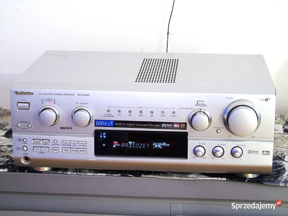 Amplituner Technics SADX90 sprawny 5x 100 wat Jasło