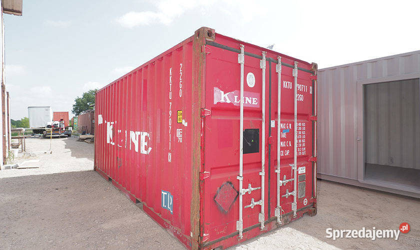 Kontener morski magazynowy 20DV 6 metrowy Magazynowanie Pieszyce sprzedam