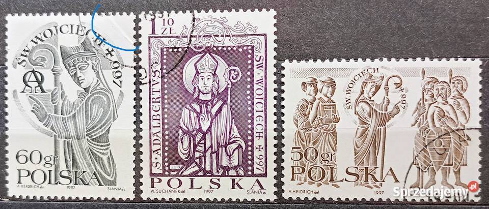 R Znaczki polskie rocznik 1997 kasowany Leźnica Wielka-Osiedle