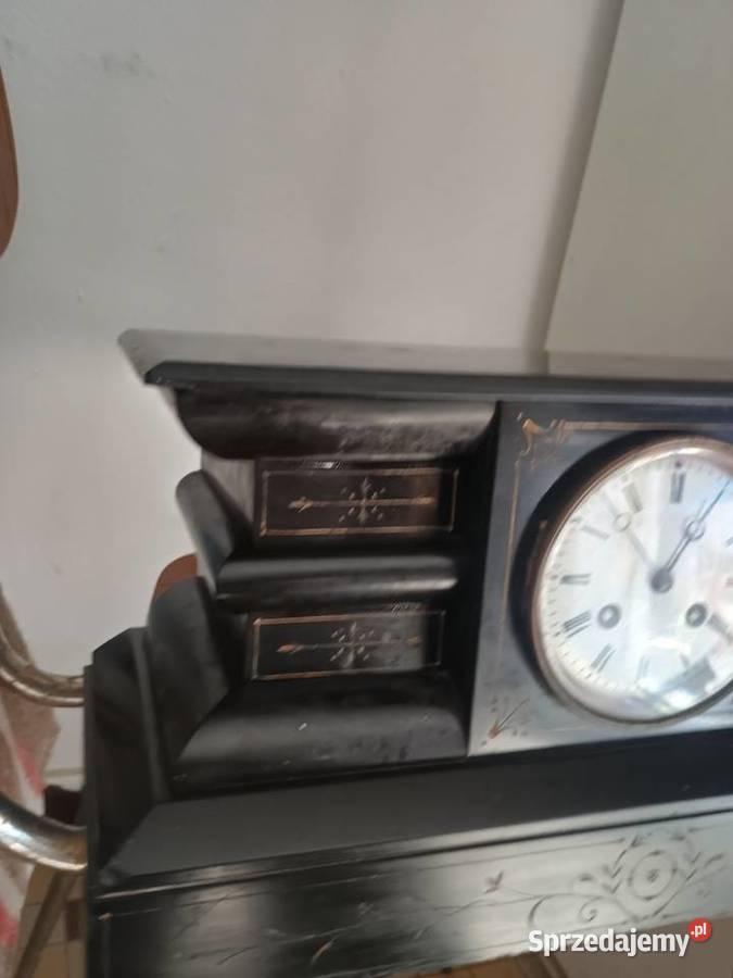 Marmurowy zegar kominkowy francuski Rzeszów