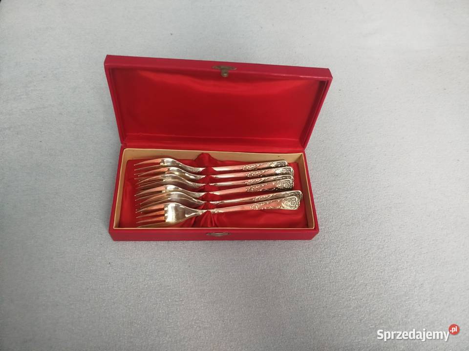 Zestaw sześć zabytkowych widelców z ZSRR komplet Akcesoria kuchenne Opole