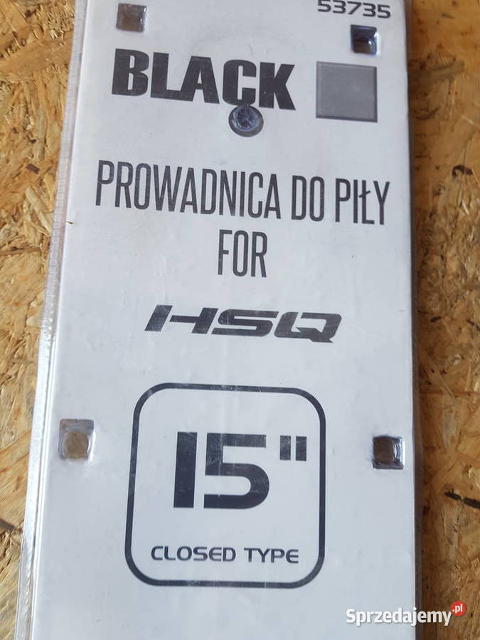 PROWADNICA 2x Ł Black 18 72 32515mm 45 Głogowa