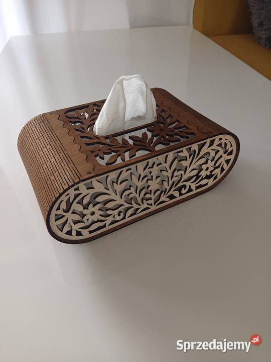 Drewniany chustecznik serwetnik lubuskie Drezdenko