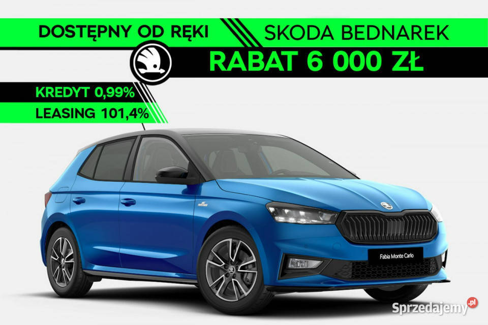 koda Fabia Monte Carlo 10 TSI 115 DSG Dostępny isofix Łódź sprzedam