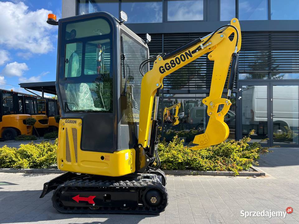 Mini Koparka GG800NC z kabiną Gunter Grossmann Koparki Warszawa