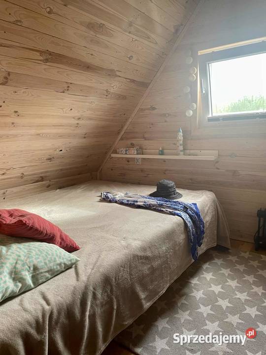 Domek nowy jeziorem Glinki białe 12 osób Orchówek