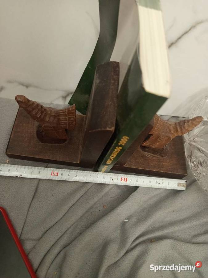 Dwie stare myśliwski drewniane podpórki do Kępno