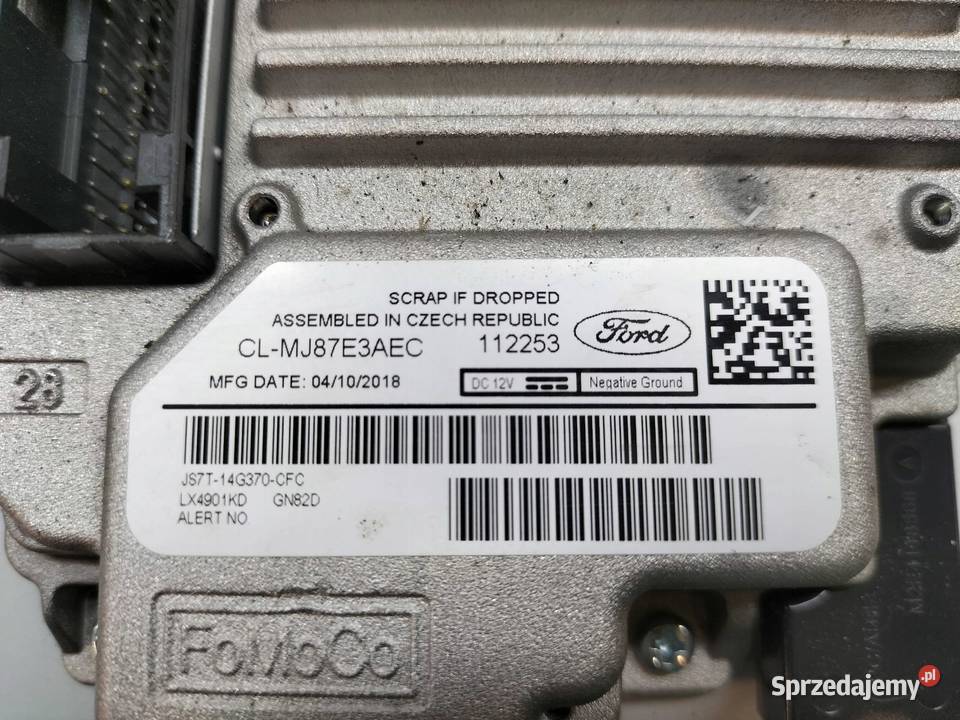 WYŚWIETLACZ JS7T14G370CFC CLMJ87E3AEC Ford Liczniki i zegary